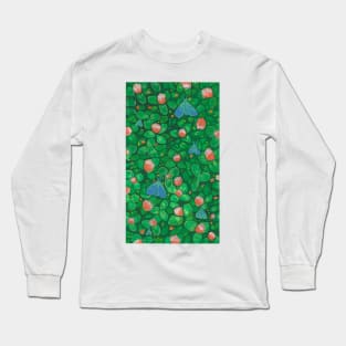 Pink Clover Patch Long Sleeve T-Shirt